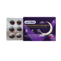 ราคา Antivar gummies with hemp seed oil 15 gummies กัมมี่ช่วยนอนหลับ ผ่อนคลาย (24108381381)