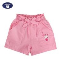 ราคา eclat กางเกงเด็กผู้หญิงขาสั้น ขอบเอวยางยืด เย็บติดโยว์ มีกระเป่า ปักลายกระต่ายบนกระเป๋า ผ้าป๊อปปริ้น cotton100 เนื้อนิ่ม ไม่ยืด ใส่สบาย 6990 (21543770268)