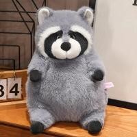 ราคา สีเทาของเล่นตุ๊กตา Raccoon ที่สมจริงตุ๊กตาสัตว์ตุ๊กตาหมีแพนด้าเด็กสวนสัตว์ของขวัญ PP ผ้าฝ้ายบรรจุ Made in China (24631107398)