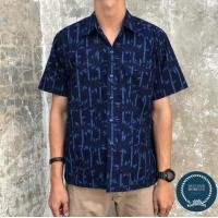 ราคา เสื้อเชิ้ตหม้อห้อม ม่อฮ้อม หม้อฮ่อม ม่อห้อม พิมพ์ลาย (15505503156)