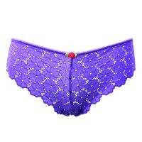 ราคา Annebra กางเกงใน ทรงบิกีนี่ ผ้าลูกไม้ Bikini Panty รุ่น AU3 754 สีม่วง สีขาว (1401754977)