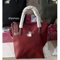 ราคา กระเป๋าลาคอส ทรงถัง บักเก็ต กระเป๋าสะพายข้าง ถือได้ มีให้เลือกหลายสี หนังแท้ ขนาด 8 นิ้ว รหัส LA BG (24293849767)