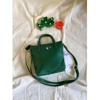 ราคา กระเป๋าลาคอส ทรงถัง บักเก็ต กระเป๋าสะพายข้าง ถือได้ มีให้เลือกหลายสี หนังแท้ ขนาด 8 นิ้ว รหัส LA BG (24293849770)