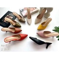 ราคา Niwa shoes รหัสสินค้า AO 807 รองเท้าคัทชูปิดหน้าเปิดส้น สูง 2 5 inch (22214696677)