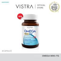 ราคา VISTRA OMEGA MINI rTG Omega 3 From Fish Oil วิสทร้า โอเมก้า มินิ อาร์ทีจี น้ำมันปลา อเมก้า 3 แบบเม็ดเล็ก เข้มข้นสูง น้ำมันปลา รูปแบบใหม่ชนิด rTG Omega 3 และดูดซึมได้ดีกว่าเดิม (24790613177)