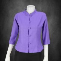 ราคา เสื้อผ้าฝ้ายเยื่อไผ่ มีไซส์อก 36 48 นิ้ว ทรงเสื้อแขนสามส่วน คอจีน (21854979379)