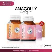 ราคา พร้อมส่ง 1แถม1 Anacolly Collagen 4X อานาคอลลี่ คอลลาเจน Acelora Cherry Vit C อะเชโรล่า วิตซี กระจ่างใส ออร่า ขาวใส (21853822905)
