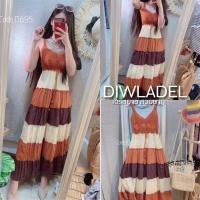 ราคา DIWLADEL เดรสยาวต่อสี เดรสยาวถักอก กปต่อชั้นสวยมากผ้าเนื้อดี ใส่ไปเที่ยว เดรสไปทะเล ชุดไปทะเล เดรสยาว เดรสโบฮีเมียน (10780076452)