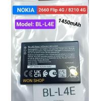 ราคา แบตเตอรี่ NOKIA BL L4E สำหรับ Nokia 2660 Flip 4G 8210 4G Battery Model BL L4E bl l4e ความจุแบตเตอรี่ 1450mAh สินค้าจัดส่งตรงในไทย (24730696307)