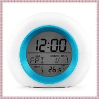 ราคา WBNC Kids Alarm Clock Wake Up Light Digital Clock With 7 Colors Changing Control And Snooze Function For Bedrooms (24708767740)
