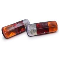 ราคา iBarod ชุด ไฟท้าย พร้อมปลั๊ก หลอดไฟ ข้างซ้าย ขวา 2 ชิ้น สีแดง ส้ม ใส สำหรับ โตโยต้า Toyota Rn10 N10 Pick Up ปี 1968 1972 (2968718427)