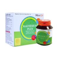 ราคา Maxxlife Magnesium Plus แม็กซ์ไลฟ์ แมกนีเซียม ลดความเครียด ลดปวดไมเกรน ลดตะคริว ขนาด 60 เม็ด 13144 (18088614473)