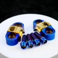 ราคา ชุดประกับตุ๊กตาแฮนด์ น็อตประกับ4ตัว สีไทเททอง น็อตไทเท ตรงรุ่น Msx PCX (24118796222)