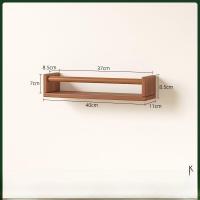 ราคา ชั้นวางของติดผนังสไตล์วินเทจสีน้ำมัน อุปกรณ์ตกแต่งบ้าน ชั้นวางของแขวนผนัง ชั้นวางหนังสือ ชั้นวางของแขวนติดผนัง ชั้นวางของไม้ (24693201058)