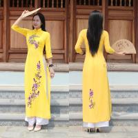 ราคา ชุดอ่าวหญ่ายเวียดนาม ชุดเวียดนามหญิง ชุดไปเที่ยวเวียดนาม ชุดเวียดนาม หญิงงานปักลาย ao dai vietnam ซิมเวียดนาม ขนมเวียดนาม (24947154695)