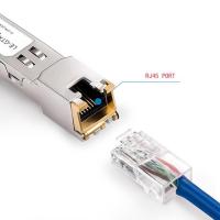 ราคา 7YKUR7T SFP Module RJ45 Switch Gbic 10 100 1000 Connector SFP Copper RJ45 SFP Module Gigabit Ethernet Port 1Pcs (23737631954)