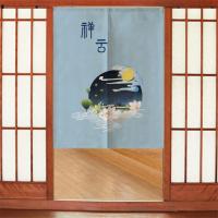 ราคา ญี่ปุ่น Ukiyoe ภาพวาดผ้าม่านห้องนั่งเล่นพาร์ทิชันผ้าม่านห้องครัวผ้าม่านตกแต่งบ้านญี่ปุ่น Noren ฮวงจุ้ยผ้าม่าน (22582357449)
