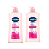ราคา แพคคู่ 2 ขวด 500 มล Vaseline Body Lotion Healthy White SPF 24 PA 500 ml x2 วาสลีน เฮลธี ไวท์ ยูวี SPF 24 PA โลชั่นวาสลีน (24778402199)