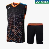 ราคา Yonex เสื้อเสื้อยืดแขนกุดประชันโลก Lee Chong Wei เครื่องแบบแบดมินตันเดียวกันของผู้ชายเสื้อแขนสั้นของผู้หญิง (21885475620)