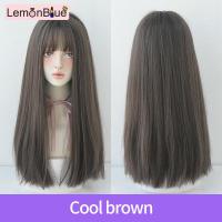 ราคา วิกผมผู้หญิง เส้นตรง ผมยาว ผมแท้100 วิกผมยาว วิกผมพรีเมี่ยม PV BM (17594346579)