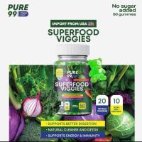 ราคา พร้อมส่ง Pure99 Veggies Gummy เด็ก สารสกัดผัก20ชนิด 60กัมมี่ (24985431129)