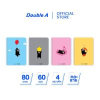 ราคา Double A สมุดสันห่วง B5 80 แกรม 60 แผ่น หน้าปกลาย Kumamon จำหน่าย 4 เล่ม คละแบบ (23174882829)