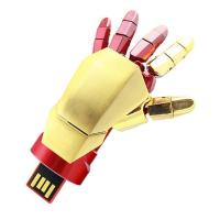 ราคา COD Gift external hard drive disk drive usb flash drive Creative iron man pendrive Palm Shape Movable Joint U Disk Portable USB pen drive (24325390005)