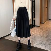 ราคา กระโปรงพลีทยาว ทรงเอ สเต็กเกาหลีแฟชั่นสำหรับผู้หญิง 5202Skirt Women Clothing Lady เสื้อผ้า (24236433730)