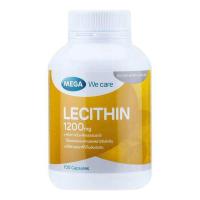 ราคา Mega We care Lecithin 1200 mg เมก้า วีแคร์ เลซิติน 1200 mg บรรจุ 100 แคปซูล (21405779597)