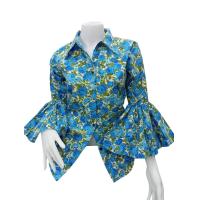 ราคา เสื้อทองกวาวลายดอกแขนกระดิ่ง เสื้อแฟชั่นย้อนยุคหญิง เสื้อรำวงย้อนยุค เสื้อลายดอกตรีมงานวัด (23805947720)