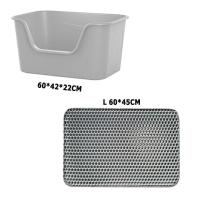 ราคา ชุด 99 กระบะทรายแมว แผ่นดักทรายแมว เซ็ตเซฟเวอร์ คุ้มค่าสุดๆ พรมดักทรายแมว พรม 2 ชั้น EVA กระบะทราย ใหญ่ แผ่นรอง (24802576541)