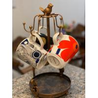 ราคา ชั้นวางแก้วกาแฟหรูหราสไตล์ยุโรป ชั้นวางเครื่องดื่มแบบอเมริกัน ชั้นวางแก้วชาน้ำมัน ชั้นวางเครื่องประดับสำหรับโต๊ะทำงาน (19844363393)