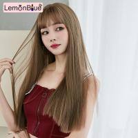 ราคา วิกผมผู้หญิง เส้นตรง ผมยาว ผมแท้100 วิกผมยาว วิกผมพรีเมี่ยม PV BM (17594346580)