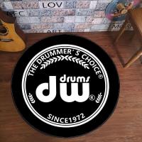 ราคา กลองไฟฟ้ารอบพรมสตูดิโอบันทึกเสียงร็อคฉนวนกันความร้อนลื่นวงกลมกลอง Mat ขาตั้งกลอง Dirt Resistance Mat Decor (24356600872)