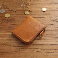 ราคา กระเป๋าสตางค์หนังวัวชั้นบนแบบสั้นสำหรับผู้ชาย กระเป๋าใส่เหรียญหนังแท้แบบบางเฉียบ กระเป๋าใส่เหรียญแบบซิป กระเป๋าใส่เหรียญแฟชั่น (20871072387)