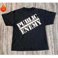ราคา ฤดูร้อนใหม่ผู้ชาย Retro 90s Public Enemy เสื้อยืดสีดํา RAP เสื้อยืดผู้ชายและผู้หญิงผ้าฝ้ายแฟชั่นแขนสั้น TOP (24735441912)