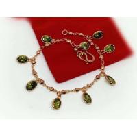 ราคา สร้อยข้อมือนาคพลอยสีเขียวส่อง (22974749141)