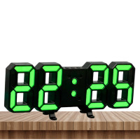 ราคา มี6สี นาฬิกาดิจิตอลLED 3D นาฬิกา3มิติ นาฬิกาตกแต่งห้อง นาฬิกาตั้งโต๊ะหรือแขวนพนัง สามารถตั้งปลุกได้ digital clock รุ่น JH 225ราคาถูกพร้อมส่ง (21608701726)