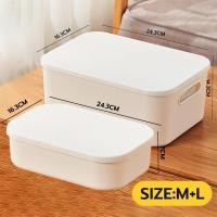 ราคา Greenika ลังพลาสติก กล่องใส่ของพลาสติกอเนกประสงค์ มาพร้อมฝาปิดแบบใส เก็บของ จัดระเบียบบ้าน มี4ขนาด (22617724967)