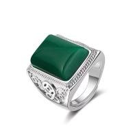 ราคา จุดประเทศไทย แหวนพลอย แหวนหยกนำโชค แหวนผู้ชาย แหวนหยก แหวนหยกแท้ เงินแท้ 925 หยกพม่า สีเขียว ของขวัญ Jade Ring แหวนแฟชั่น ของขวัญวันเกิด (14508582941)