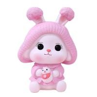 ราคา GONUUWGL น่ารักน่ารักๆ กระปุกออมสินรูปกระต่าย ดีไซน์รูปกระต่าย การ์ตูนลายการ์ตูน กระปุกออมสินไวนิล สร้างสรรค์และสร้างสรรค์ ป้องกันการตก ถังเก็บของความจุสูง สาวๆ (24792563286)