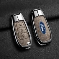 ราคา ที่ใส่เคสกุญแจรถยนต์หนังแพะทำจากซิงค์อัลลอยพวงกุญแจแบบไม่มีกุญแจสำหรับ Ford Figo 2017 Mondeo 5 Ecosport Puma 2020 Fiesta Mk8 Everest Ranger (23186290302)