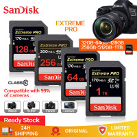 ราคา การ์ด SanDisk Extreme Extreme SDXC 32GB 64GB 128GB 256GB 512GB 1TB UHS I สำหรับกล้อง DSLR สูงสุด 200MB s (24949328004)