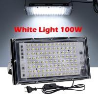 ราคา ไฟสปอร์ตไลท์ ไฟสว่าง กันน้ำได้ 50W 100W AC 220V RGB led Spotlight แสงแดง แสงเขียว แสงฟ้า ใช้รีโมทปรับสีได้ แสงสว่างมาก ทนแดดทนฝน (15817550018)