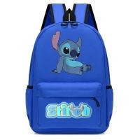 ราคา Stitch น่ารักพิมพ์กระเป๋าเป้สะพายหลังก่อนวัยเรียนสําหรับเด็กชั้นเล็กและมัธยมศึกษาปีที่วัสดุ PVC ทนทานและปลอดภัยกระเป๋านักเรียนในอุดมคติ (24654100598)