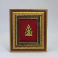 ราคา กรอบรูปพระ กรอปรูปพระพุทธชินราช กรอปรูปพระแก้วมรกต ฟรีถุงผ้าไหม (21908390612)
