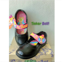 ราคา รองเท้านักเรียน เด็กผู้หญิง Tinker Bell รองเท้านักเรียนหนังดำ รองเท้าพละ เจ้าหญิงทิงเกอร์เบลล์ สีขาว ดำ ADDA รุ่น41G18 (19650084894)