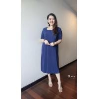 ราคา New Collection b264 แฟชั่นชุดเดรสอัดพลีท พรีเมียมทรงเอสีพื้นโทนสีสุภาพใส่ทำงานหรือออกงานได้ เรียบหรูดูแพง แฟชั่นสาวอวบ (21586209559)