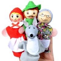 ราคา Finger Puppets Set Baby 10 Pcs Animals Plush Doll Hand Cartoon Family Hand Puppet Cloth Theater Educational Toys For Kids Gifts (20018752663)