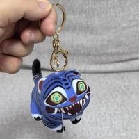 ราคา 12cm KPOP Demon Hunters Plush Tiger Derpy Keychain Pendant Monster Hunt Girl Key Ring Decoration Kawaii Doll Birthday Gifts (24878363490)